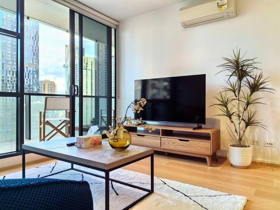 Charming 1Br Southbank W Balcony & Free Parking#Ti22 Apartment Melbourne Exterior photo